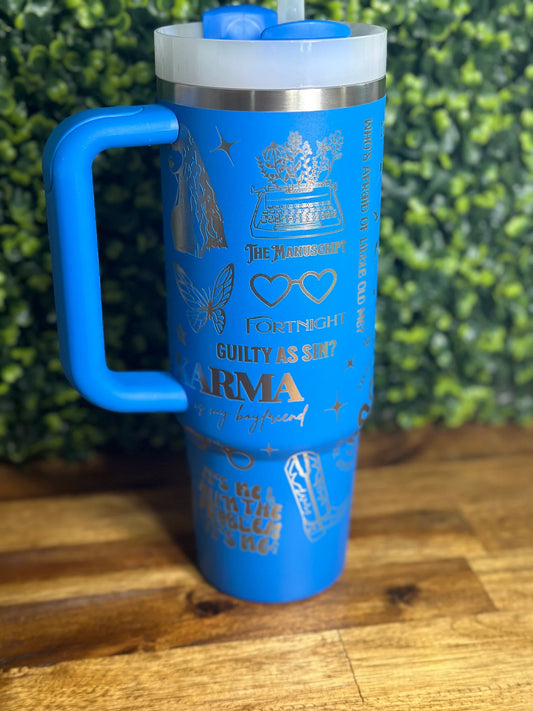 Taylor Swift (2) Inspired Authentic Stanley Full Wrap Tumbler image 0